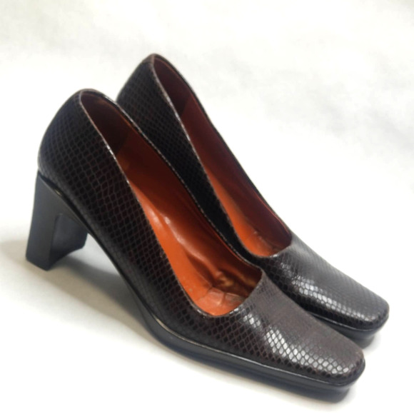 Bcbgmaxazria Square Toe Heel Pumps